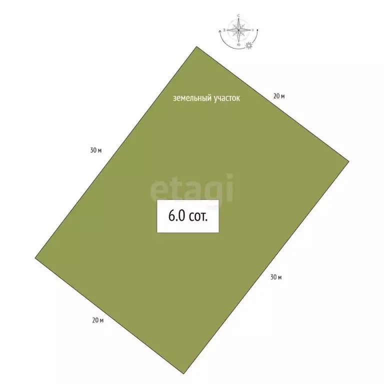 Участок в Новосибирская область, Новосибирский район, Верх-Тулинский ... - Фото 2