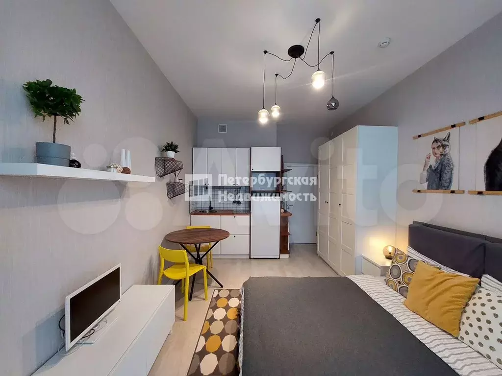Квартира-студия, 23,2 м, 4/22 эт. - Фото 1