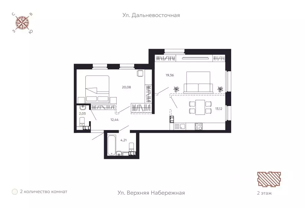 2-к кв. Иркутская область, Иркутск Октябрьский округ, Дом на ... - Фото 1