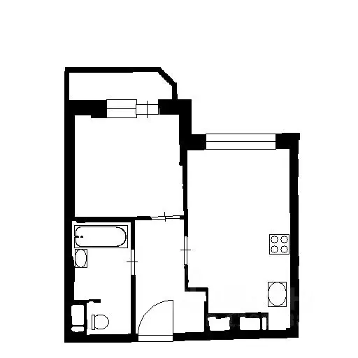 1-к кв. Санкт-Петербург Будапештская ул., 102 (42.0 м) - Фото 2