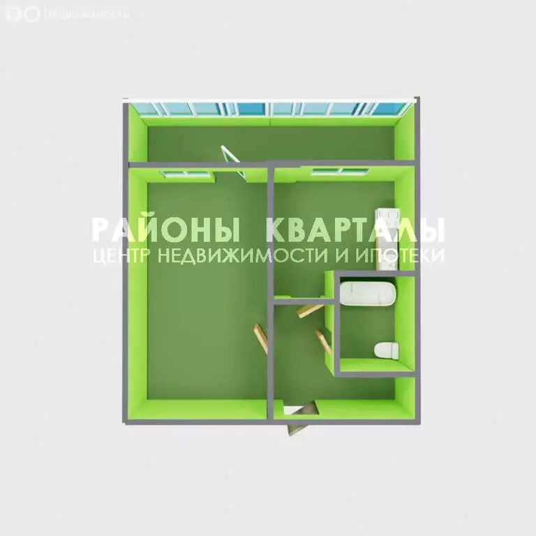 1-комнатная квартира: Челябинск, улица Бейвеля, 61 (35.61 м) - Фото 0