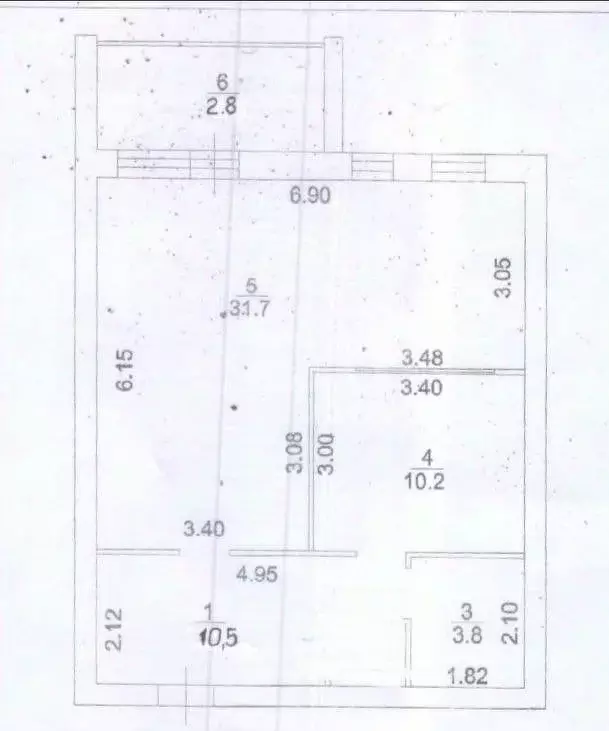 1-к кв. Тверская область, Тверь Комсомольский просп., 11к2 (59.0 м) - Фото 2