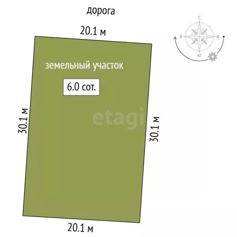 Участок в Крым, Симферопольский район, с. Мирное  (6.0 сот.) - Фото 2