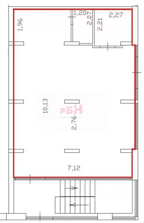 Торговая площадь в Тюменская область, Тюмень ул. Менжинского, 60 (70 ... - Фото 2