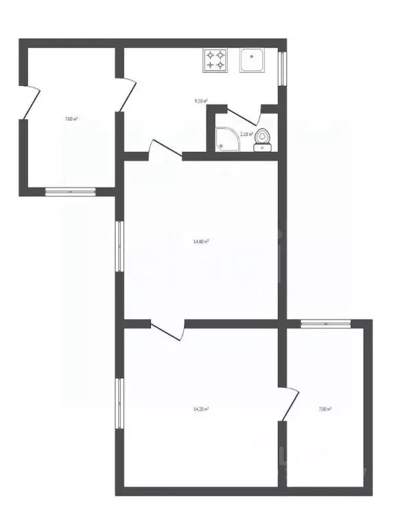 Дом в Воронежская область, Борисоглебск Горная ул., 49 (60 м) - Фото 1