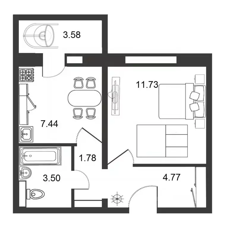 Студия Новгородская область, Великий Новгород ул. Якова Павлова, 17 ... - Фото 0