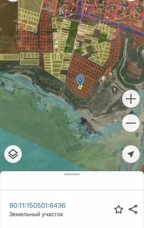 Участок в Крым, Сакский район, с. Молочное  (6.0 сот.) - Фото 1