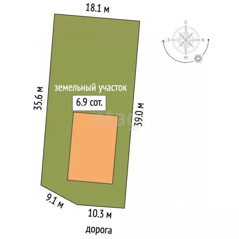 Дом в Челябинская область, Сосновский муниципальный округ, с. Большие ... - Фото 1
