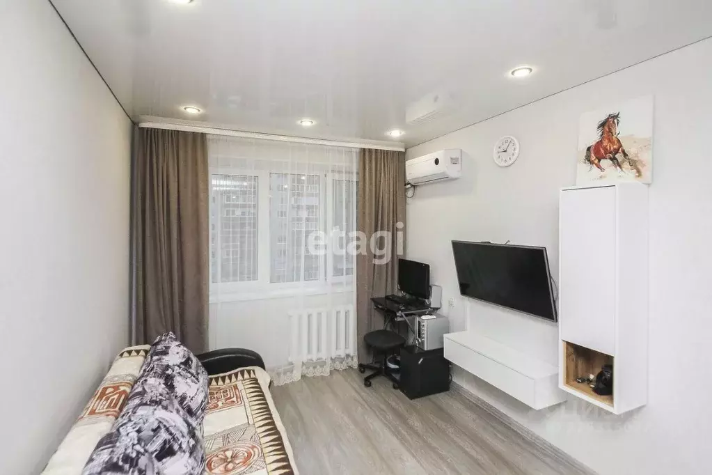 1-к кв. Тюменская область, Тюмень ул. Домостроителей, 16к3 (26.7 м) - Фото 1