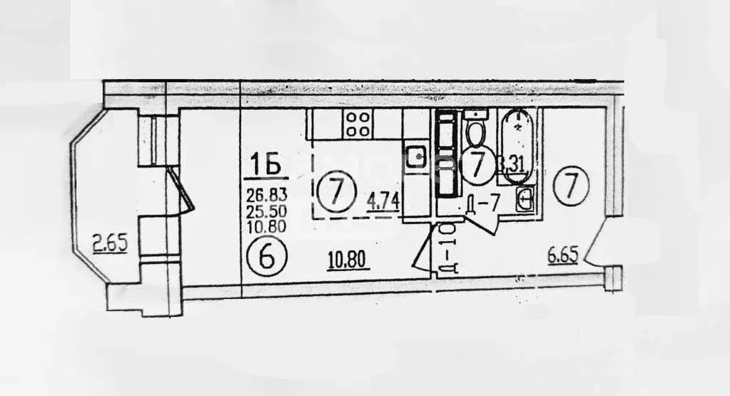 Студия Томская область, Томск пос. Степановка, ул. Энергетиков, 15А ... - Фото 1