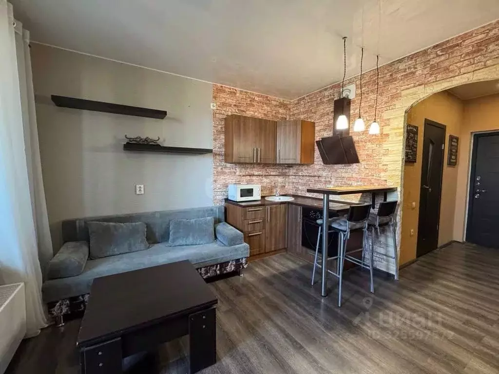 Студия Тюменская область, Тюмень ул. Фармана Салманова, 10 (21.0 м) - Фото 1