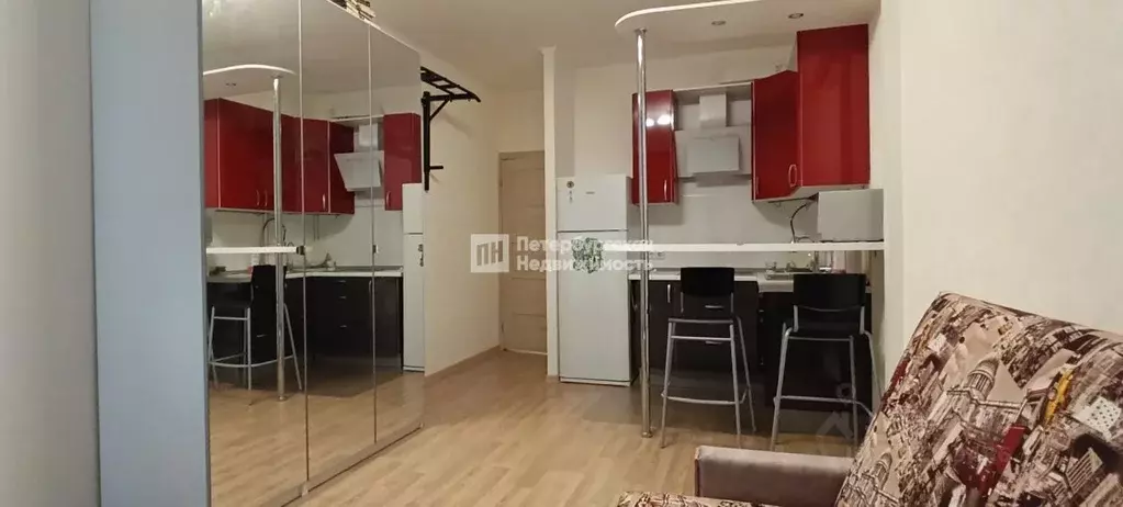 Студия Санкт-Петербург ул. Адмирала Черокова, 18к2 (24.1 м) - Фото 0