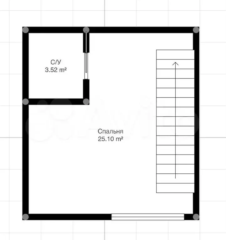 2-к. квартира, 58,8 м, 2/2 эт. - Фото 0