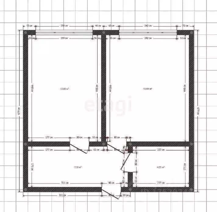 1-к кв. Адыгея, Тахтамукайский район, Яблоновский пгт ул. Гагарина, ... - Фото 2