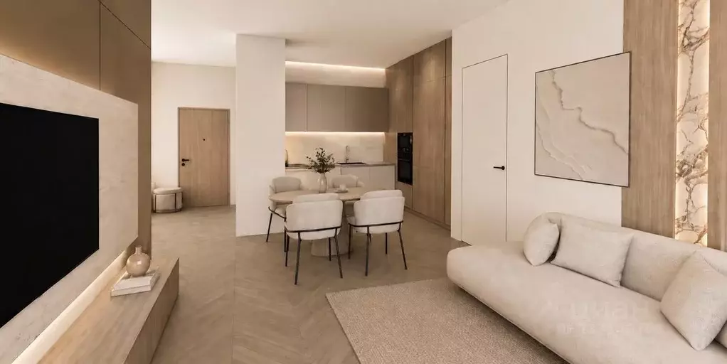 Квартира, 2 комнаты, 70 м - Фото 1