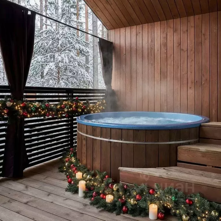 Дом в Ленинградская область, Выборгский район, Полянское с/пос, пос. ... - Фото 1