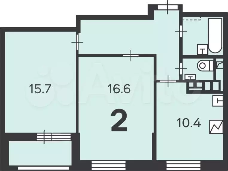 Аукцион: 2-к. квартира, 57,1 м, 15/15 эт. - Фото 0