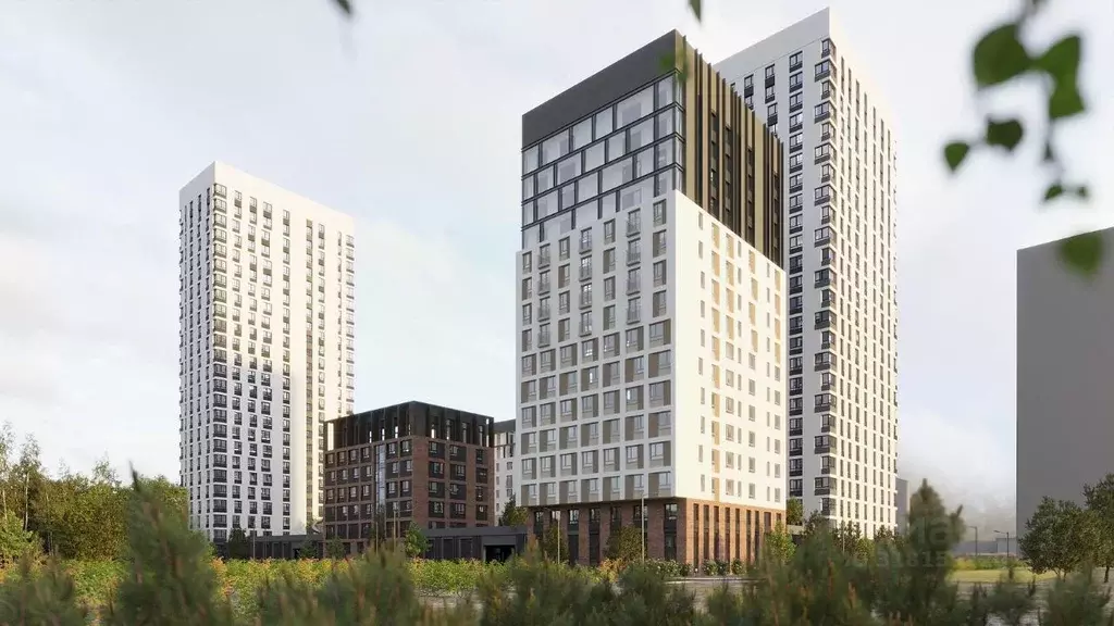 2-к кв. Свердловская область, Екатеринбург ВИЗ жилрайон, Риверсайд ... - Фото 1