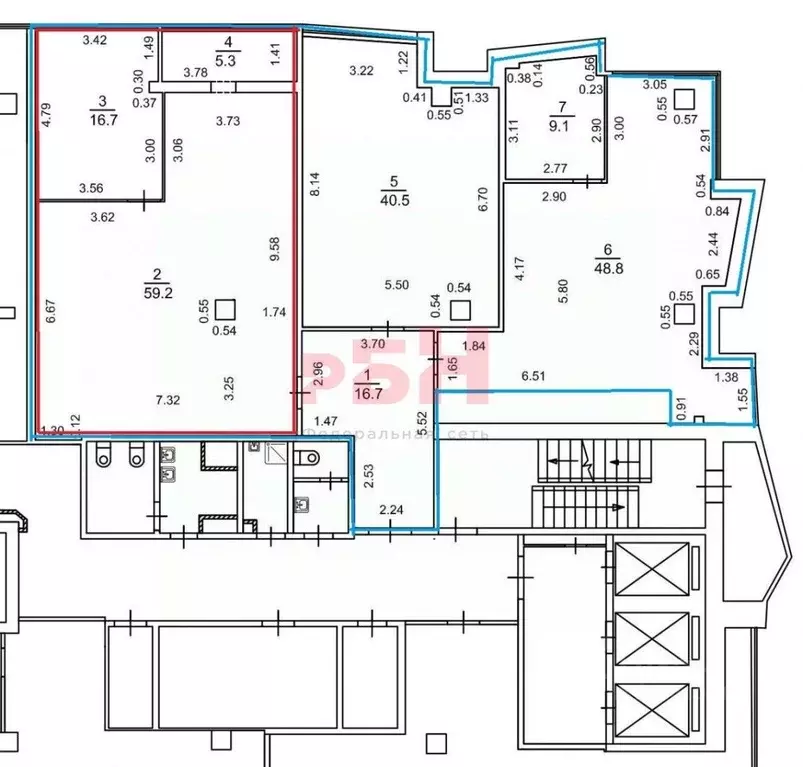 Офис в Свердловская область, Екатеринбург ул. Красноармейская, 10 (196 ... - Фото 2