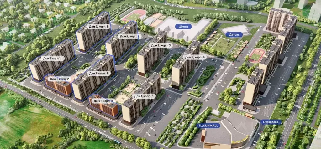 2-к кв. Красноярский край, Красноярск Соколовская ул., к2.1 (52.0 м) - Фото 1