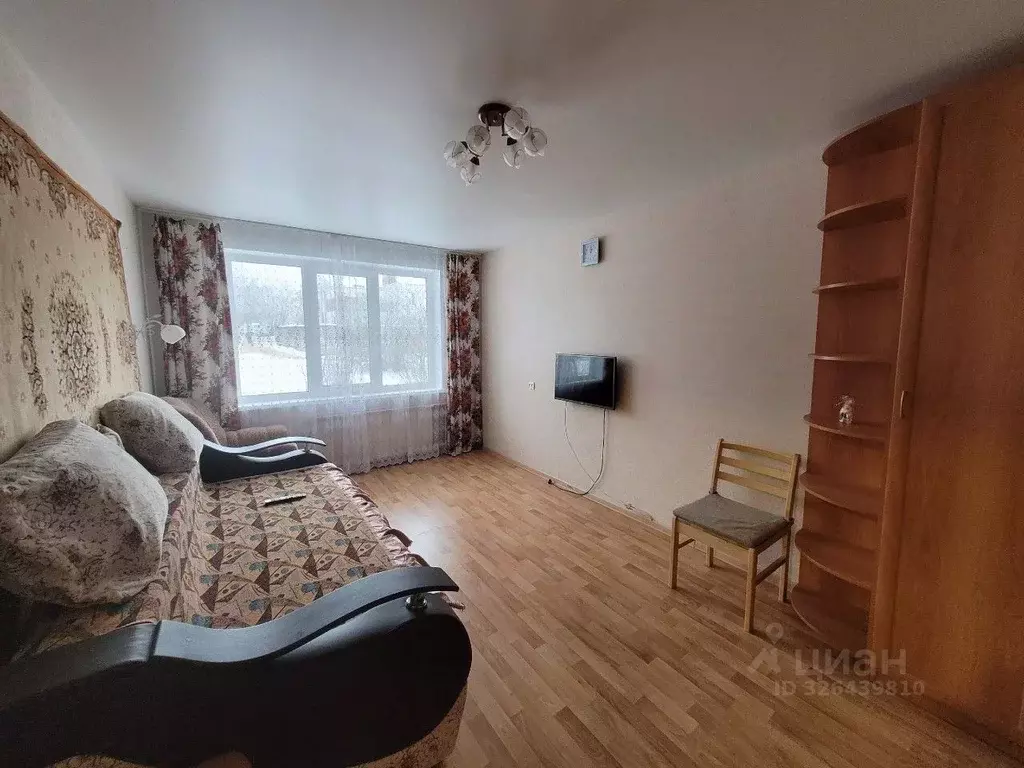 1-к кв. Псковская область, Псков ул. Кузбасской Дивизии, 42 (35.0 м) - Фото 1