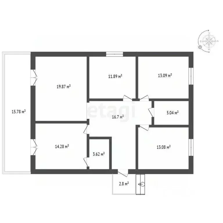 Дом в Севастополь Атлантика-3 садоводческое товарищество,  (136 м) - Фото 1