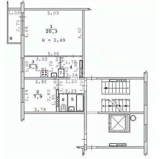 2-к кв. Свердловская область, Екатеринбург ул. Крауля, 84 (42.6 м) - Фото 2