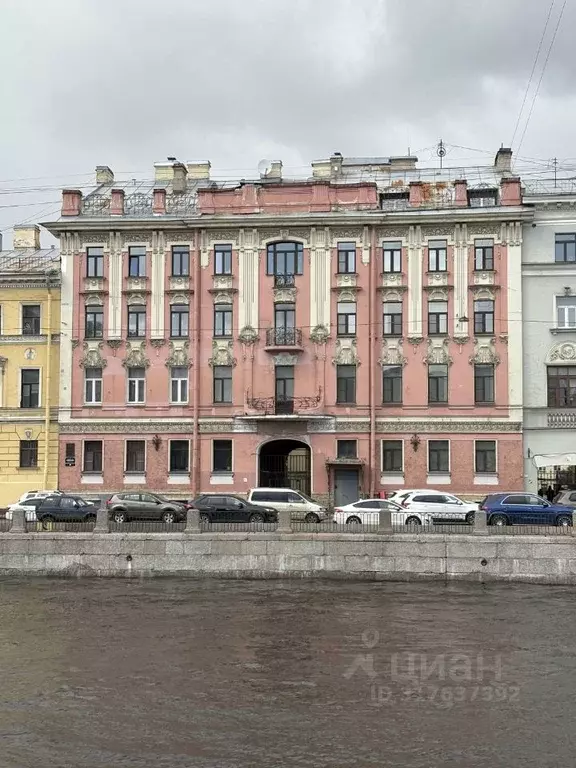 2-к кв. Санкт-Петербург наб. Реки Фонтанки, 85 (37.0 м) - Фото 1
