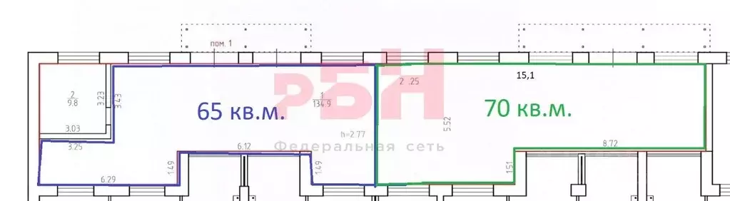 Помещение свободного назначения в Костромская область, Кострома ул. ... - Фото 2