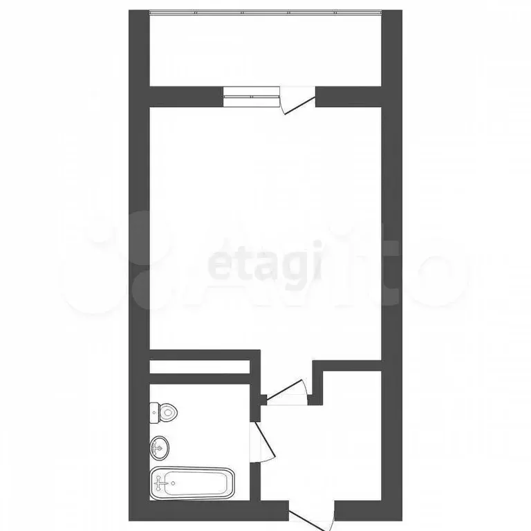 Квартира-студия, 16 м, 4/8 эт. - Фото 0