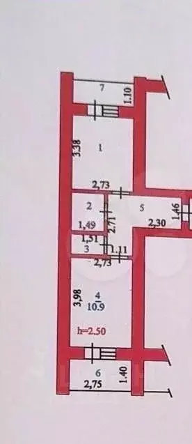 1-к кв. Пензенская область, Пенза ул. Антонова, 47 (40.0 м) - Фото 1