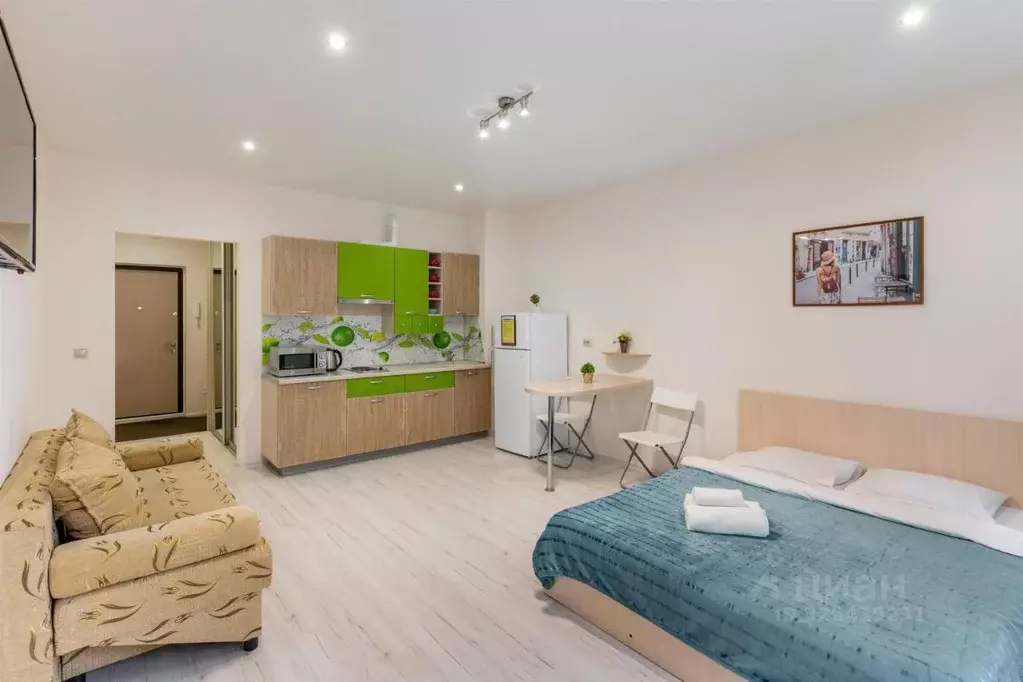 1-к кв. Тюменская область, Тюмень проезд Геологоразведчиков, 44 (34.0 ... - Фото 1