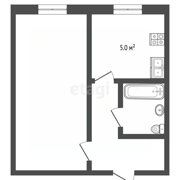 1-к кв. Саратовская область, Балашовский район, с. Репное пер. ... - Фото 2