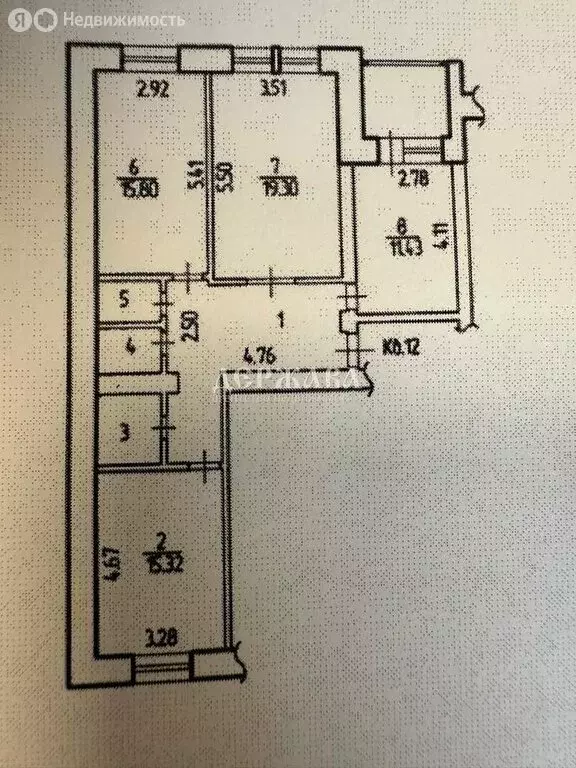 3-комнатная квартира: Старый Оскол, микрорайон Южный, 10Б (83.79 м) - Фото 0