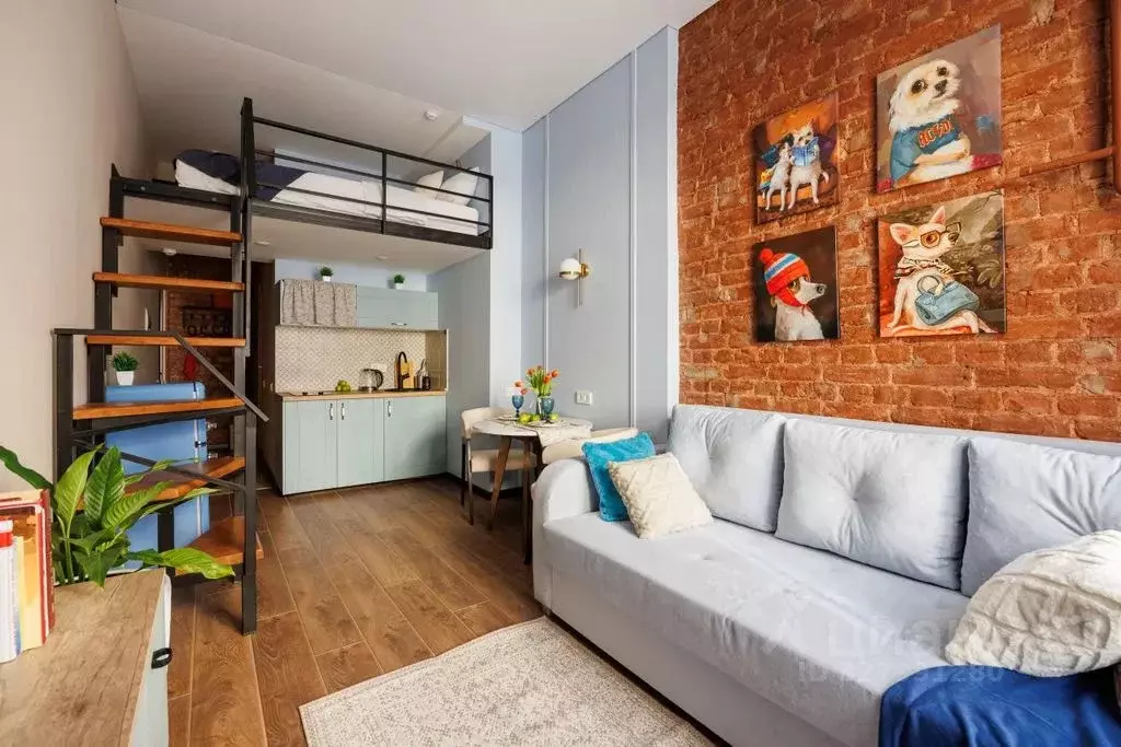 Студия Санкт-Петербург ул. Марата, 10 (29.0 м) - Фото 1