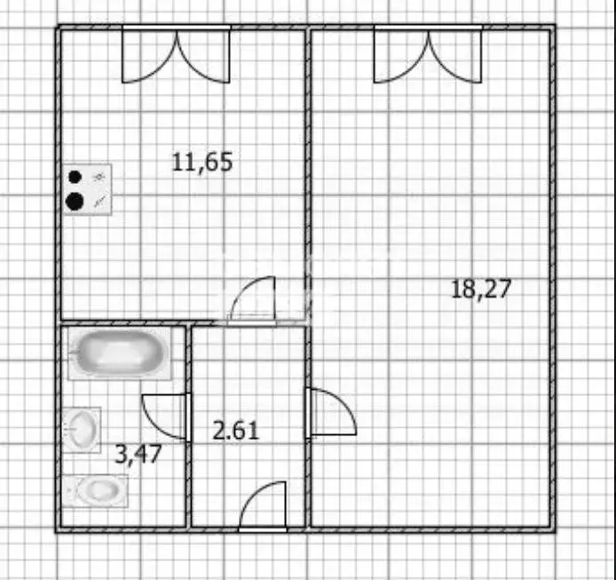 Комната Ульяновская область, Ульяновск Верхнеполевая ул., 19 (18.0 м) - Фото 2