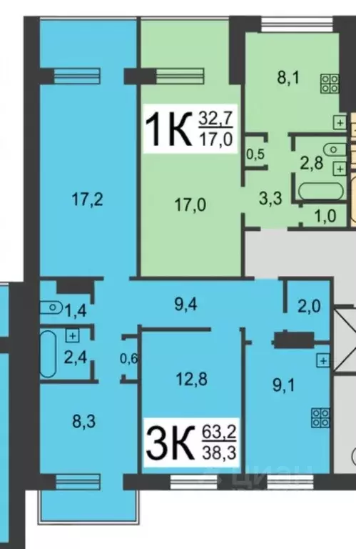 3-к кв. Нижегородская область, Нижний Новгород Верхние Печеры ... - Фото 2