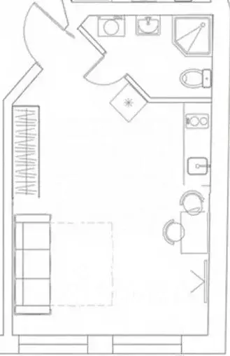 Студия Крым, Симферополь ул. Чонгарская, 10 (28.8 м) - Фото 2