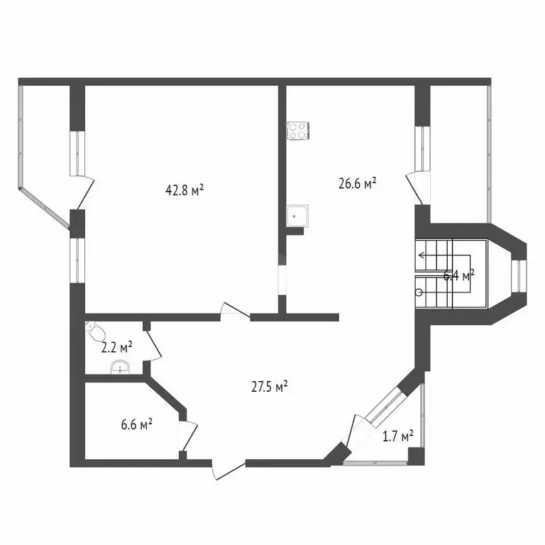 4-комнатная квартира: Тюмень, Даудельная улица, 4 (214.8 м) - Фото 1