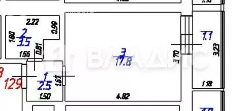 Квартира-студия: Колпино, улица Севастьянова, 34к1 (24 м) - Фото 1