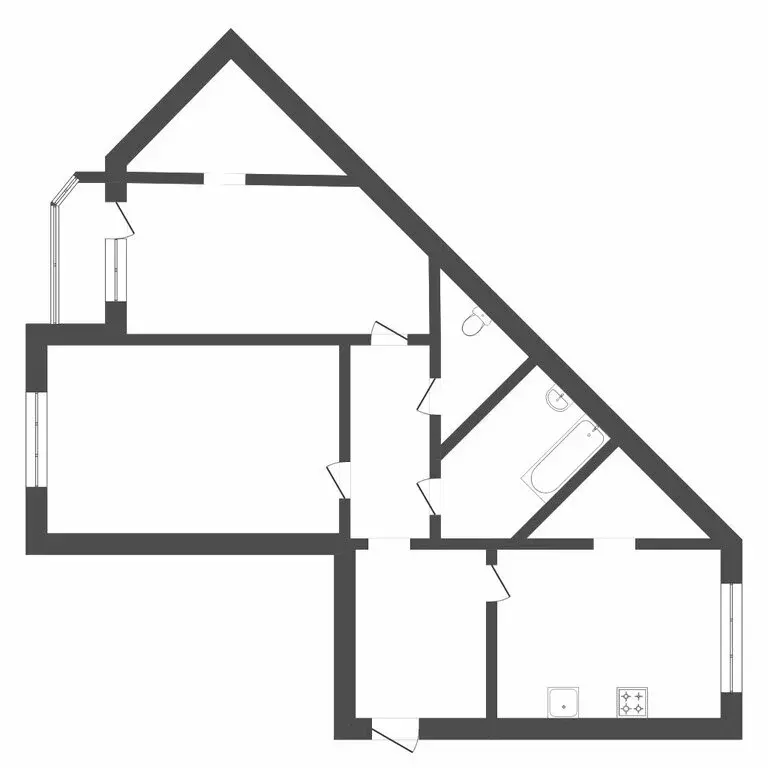 2-комнатная квартира: Тюмень, Широтная улица, 190к3 (83 м) - Фото 1