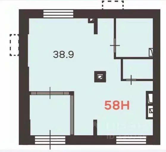 Помещение свободного назначения в Москва Алтуфьевское ш., 53к1 (53 м) - Фото 2