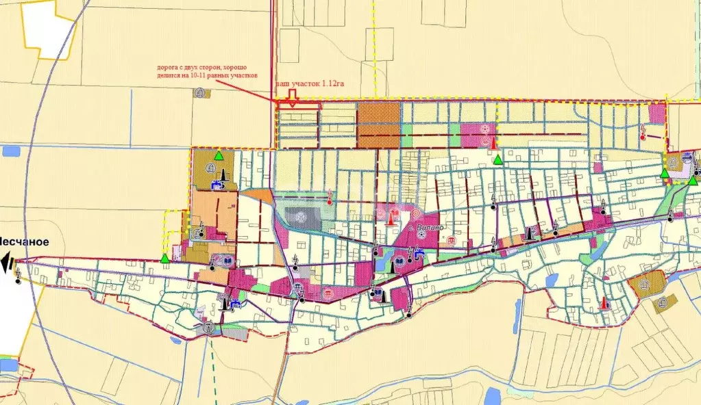Участок в Крым, Бахчисарайский район, с. Вилино ул. Ленина (112.83 ... - Фото 1