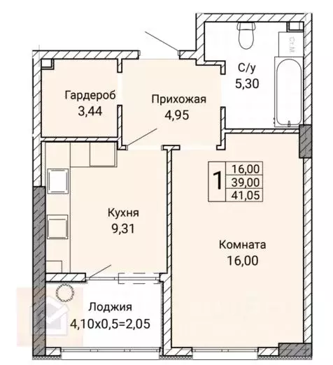 1-к кв. Севастополь ул. Братьев Манганари, 28 (41.05 м) - Фото 0