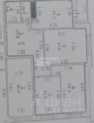 3-к кв. Липецкая область, Липецк ул. Артемова, 3А (76.0 м) - Фото 1
