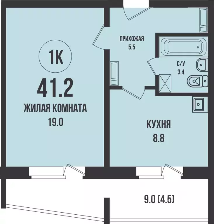 1-к кв. Новосибирская область, Новосибирск ул. Имени генерал-майора ... - Фото 0