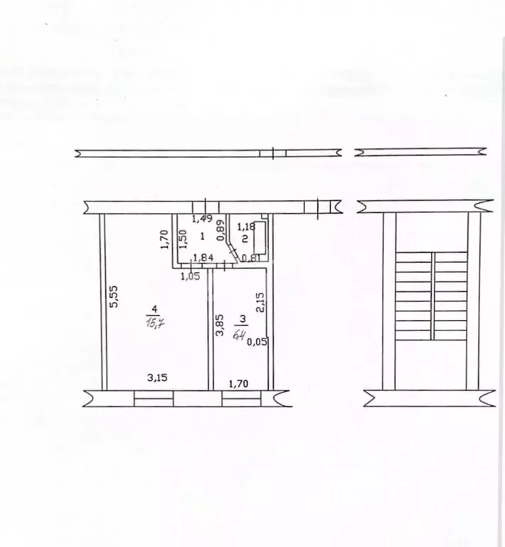 1-к кв. Московская область, Дмитров Старо-Московская ул., 30 (26.1 м) - Фото 1