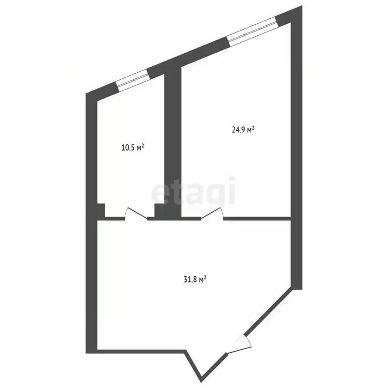 Офис в Тюменская область, Тюмень ул. Республики, 14 (67 м) - Фото 2