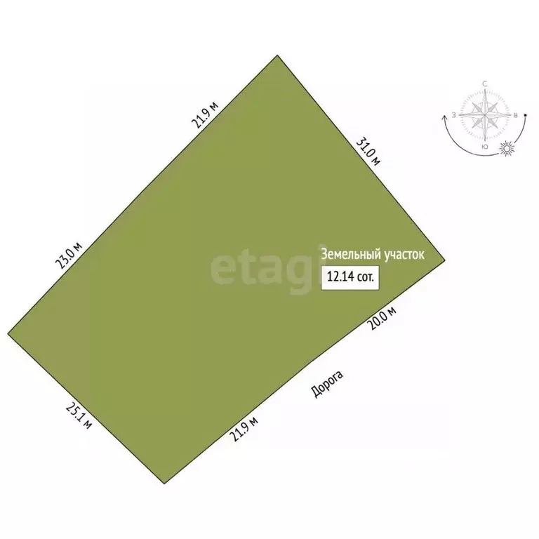 Участок в Костромская область, Кострома Ручеек СНТ, 32 (12.0 сот.) - Фото 1