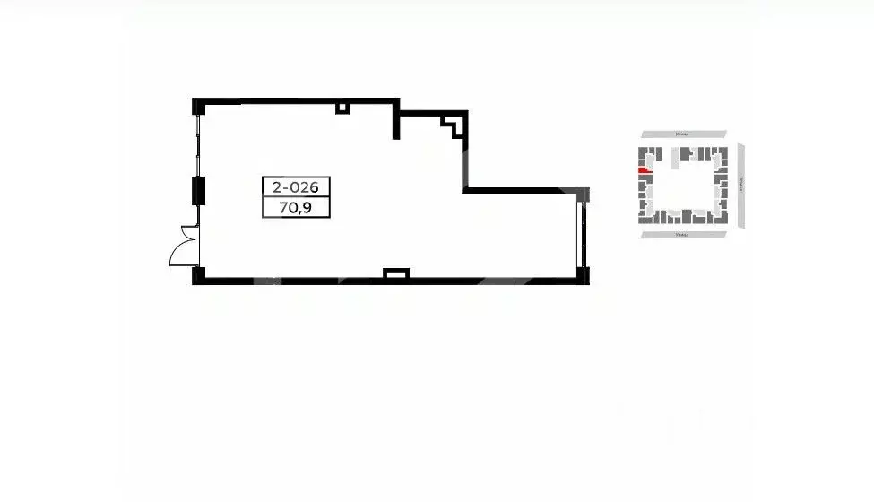 Помещение свободного назначения в Москва Родные кварталы жилой ... - Фото 2